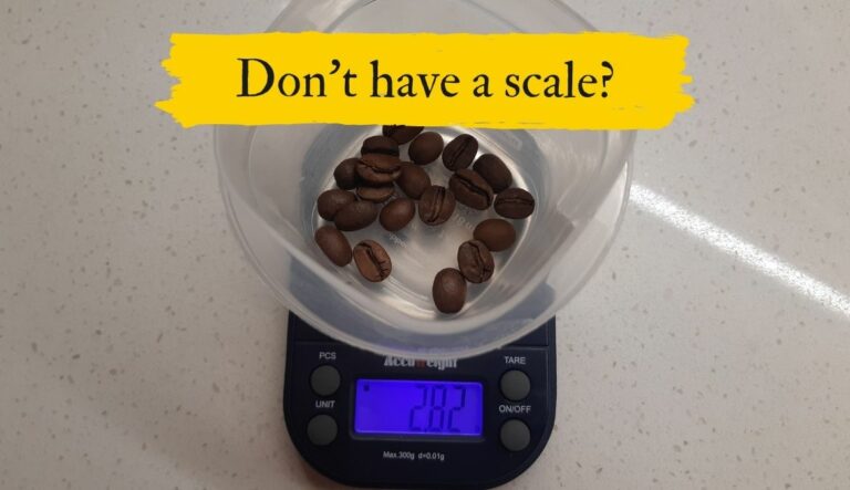 How to Weigh Coffee Without a Scale (Beans, Tbsp, More)